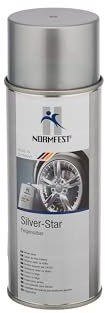 Normfest Silver Star - Vernice spray per cerchioni, argento metallizzato, 400 ml, colore: argento (1)