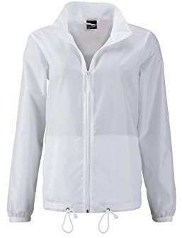 James & Nicholson - Damen Windbreaker für Promotion und Freizeit (M, White)
