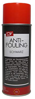 SDV Chemie Antifouling schwarz 12x 400ml Spray für Propeller Aussenborder Z-Antrieb Bugstrahlruder