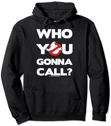 Ghostbusters Who You Gonna Call Logo Pullover Hoodie