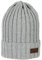 Sterntaler Strickmütze für Jungen mit Leder-Aufnäher, Silber mel., 51/53