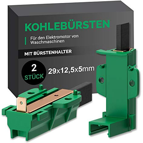 2 escobillas de carbón de repuesto para Beko 371202407 L24MF7 para motor, lavadora, motor