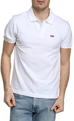 Levi's Housemark Polo T-Shirt Homme, White +, S