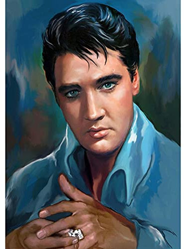 LZQZJD Wooden Puzzle 1000 Pieces Of Elvis, Each Piece Of Puzzle Fits Together Perfectly