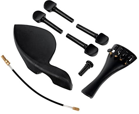 DIY für Schwarze Violine, Instrument, Kopfstütze, Saitenhalter, Feinstimm, Kit, 1/2