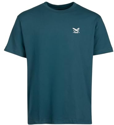 IRIEDAILY Herren T-Shirt CHESTFLAG Bio-Baumwolle Regular Fit M Pacific