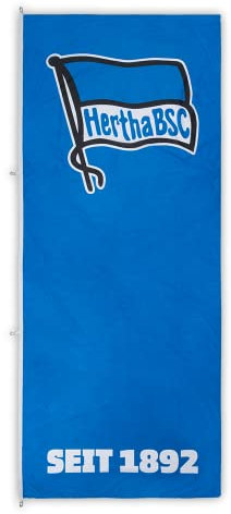 Hertha BSC Hissfahne Fahne ** Seit 1892 ** in 120 x 300 cm