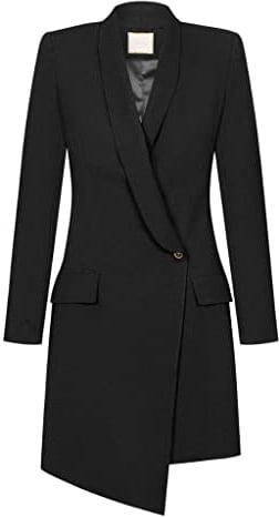 Swing Fashion Damen Kleid Elegant | Business Kleider | Etuikleider | Festliches Kleid | Partykleid | Cocktailkleider | Minikleid | Abendkleid | Langarmleid | V-Ausschnitt | Kurze | Rot |
