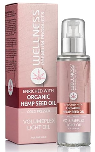 WELLNESS PREMIUM PRODUCTS VolumePLEX leichtes feuchtigkeitsspendende Haaröl für dünnes und fettiges Haar 100ml