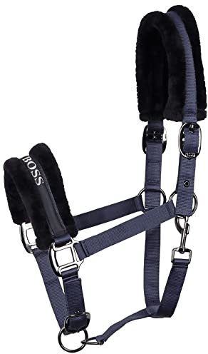 Harry's Horse Halter Lyrics Black Kunstfell (Warmblut, Navy)