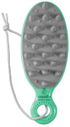 Peeling- und Massagebürste, ideal für die Massage der Kopfhaut, stärkt das Haar, fördert die Durchblutung und das neue Haarwachstum, ideal für alle Haartypen. Casalfe