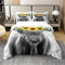 100% Baumwolle Hochland Kuh Bettbezug 135x200,Vintage Bull Vieh Bettwäsche Set Cowboy Cowgirl,Gelbe Sonnenblume Marmor Textur Tröster Abdeckung,Western Lustige Bauernhaus Tier Bett mit1 Kissenbezug