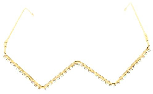 LIFKOME Sonnenbrille Retro Damen Strass Brillengestell Brillengestell Für Mädchen Brillengestell Für Party Strass Brillengestell Brillengestell Stütze Brillengestell Für Frauen Party Brillengestell
