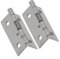 2Pcs Self Closing Spring Hinges Stainless Steel Spring Door Internal Hinge Gate Automatic Opening Continuous Door Hinges(2inch)