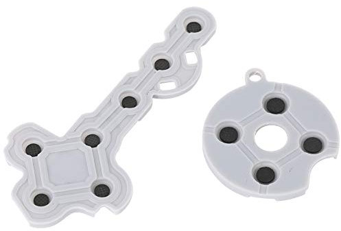 Beufee 10 Stück Leitfähiges Gummi-Gamepad, Leitfähige Gummi-Gummi-Tasten, Xboxs One Controller-Teile, Knopf, Gummi-Pad, Gummi-Kontaktpad-Taste