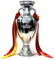 NaiiiL Allemagne Championnat d'europe De Football 2024 Trophée Coupe Souvenirs Décoratifs De Football pour Les Fans,26cm