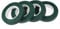 Mozeat Lens 4 Rolls Florist Tape Green, 12mm Wide Florist Stem Wrap for Fresh Flowers for Bouquet Wrap Flower Craft Corsage, Wedding Bouquet(30 Yard/Roll)
