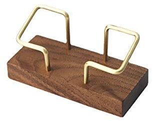 MXMZSRTH Titulaire De La Carte De Visite Porte-Cartes de Visite en Bois Porte-Cartes de Visite en métal