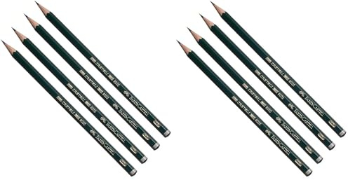 Faber-Castell Miscellaneous Castell 9000 Graphite Pencil, Pencil, 2H, For Art, Craft, Drawing, Sketching, Home, School, University, Colouring (Pack of 2)