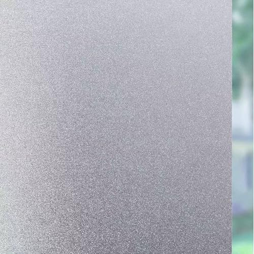 Uv-Schutz Sonnenschutzfolie Fenster 20 x 200 cm Wärmeisolierung Reflektierende Anti UV Fenster Sonnenschutz Milchglasfolie Uv-Schutz Fensterfolie für Büro Und Haus, Rein matt