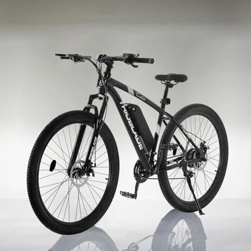 LSBIKE 27.5 Electric Bikes for Adults Electric Bicycle with 21 Speeds E-bike with 36V 10.4AH Removable Li-Ion Battery 3 Riding Modes Dual Disk Brake, Range 42-65km