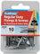 AMK® Plasplugs Regular Duty Fixings & Screws Pack of 10 For Hollow Plasterboard Walls Use With Drill Size 7mm Screws Included