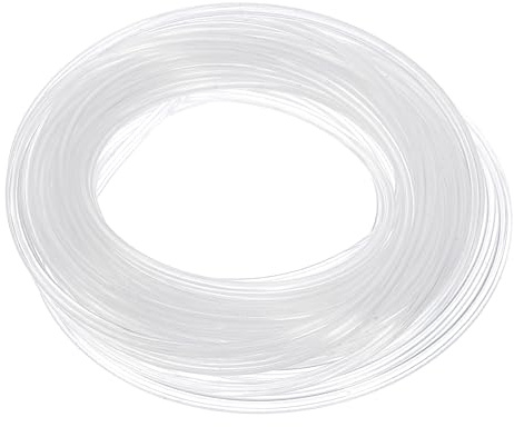QUARKZMAN Silikonschlauch 1,5mm ID x 2,5mm OD (5 Meter) - Gummischlauch Bierschlauch flexibel, lebensmitteltauglich & transparent für Trinkwasser, Haushalt und Industrie