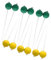Oshhni 6 Pack of Ladder Balls Golf Game Tossing Ball for Lawn Game Events Throwing Games Interaction, Easy Assembly, Portable & Prefect for Gardens, Parks and Beach or Camping Games