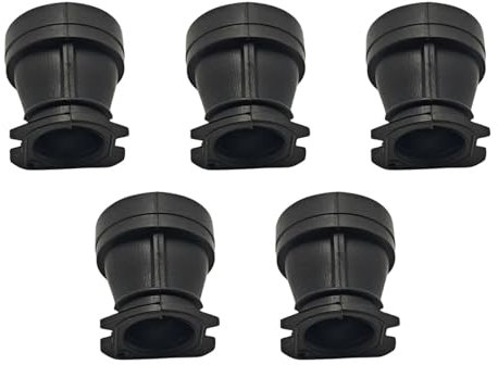 5 piezas de funda de colector de admisión for motosierra Husqvarna 340, 350, 353, 351, 345 y 346XP (repuesto for 503866301)