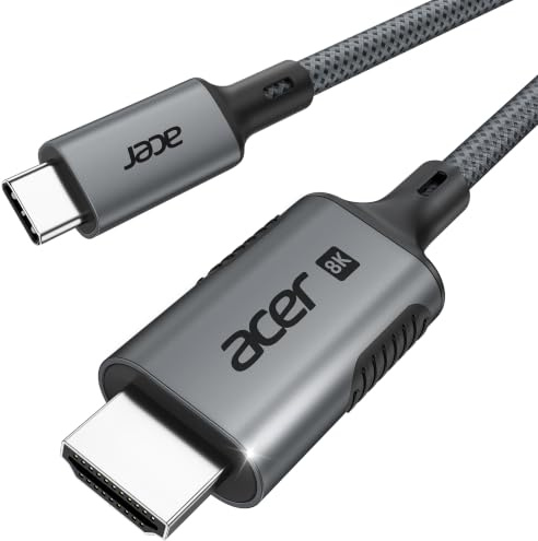 Acer Cavo USB-C a HDMI 2.1 (8K@60Hz,4K@240/144/120 Hz) -2M