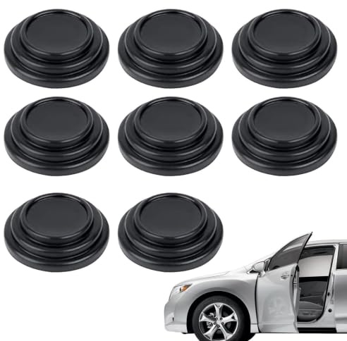 Car Door Shock-Absorber - 8 PCS Anti-Collision Thick Car Door Shock-Absorber | Cars Doors Protector Cushion Gasket Sticker | 8 Pieces Silicone Rubber, Scratch Protection, Noise Dampening, Doo
