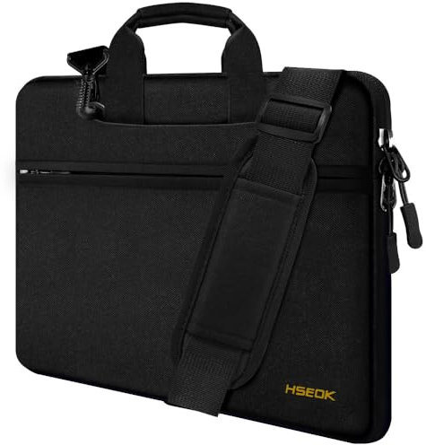 HSEOK 13 13,3 13,5 Zoll Laptoptasche Hülle, Griff Umhängetasche Wasserabweisend Schutzhülle Kompatibel mit 13.3 MacBook Air/Pro M1 M2 M3, iPad 13 12,9, XPS 13, Die Meisten 13-13,5 PC,B02K01