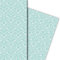 Klassisches Retro Geschenkpapier Set (4 Bogen) mit grafischem Vintage Muster, türkis, universal Packpapier um schöner zu schenken 32 x 48cm