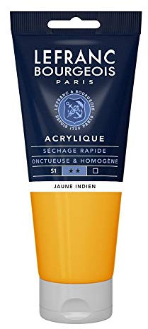 Lefranc Bourgeois Acrylique Fine Tube 200ml Jaune Indien