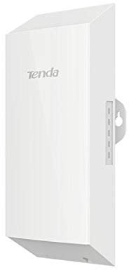 Tenda O1 Outdoor Access Point Esterno N300 Mbps, CPE N300 Mbps 2.4Ghz, Passive PoE, Wireless Bridge 8 dBi Trasmissione 500m, Wireless PtP e PtMP per Accesso ISP Privato o Sorveglianza, Bianco