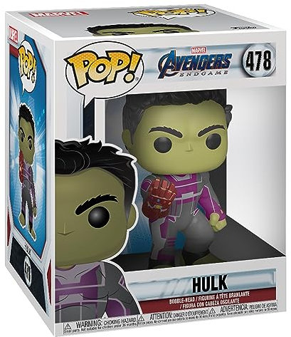 Funko POP! Vinyl: Marvel Avengers Endgame-Hulk-6 - Collectable Vinyl Figure - Gift Idea - Official Merchandise - Toys for Kids & Adults - Movies Fans - Model Figure for Collectors and Display