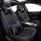 JDWBT Sitzbezüge Leder, Vorne und Hinten 5-sitziges Set Universal Leder Seasons Protectors Pad Kompatibler Airbag mit Kissen. (Farbe : Weiß)