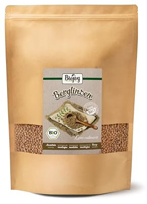 Biojoy Lentilles brunes BIO (2,5 kg), entières, Lentilles de montagne