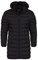 Spindle Mens Hooded Padded Long Puffer Coat Winter Longline Jacket