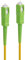 Maclean MCTV Cable de fibra óptica SC/APC a SC/APC cable de conexión simplex de fibra óptica monomodo cable de conexión de fibra amarillo/verde (1)