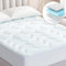 EHEYCIGA Memory Foam Mattress Topper Small Double Bed, Gel Mattress Pad with Extra Deep Pocket, Breathable Mattress Cover, 122x190x3cm, White