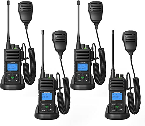SAMCOM FPCN30A UHF Walkie Talkies with Speaker Mic Long Range for Business