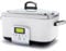 GreenPan Elite 8-in-1 Programmable 6L Electric Slow Cooker,Dishwasher Safe Lid & Removable Crock,PFAS-Free Healthy Ceramic Non-Stick Multi-Cooker, Sear, Sauté/Brown,Steam Basket,Roast, Cloud Cream