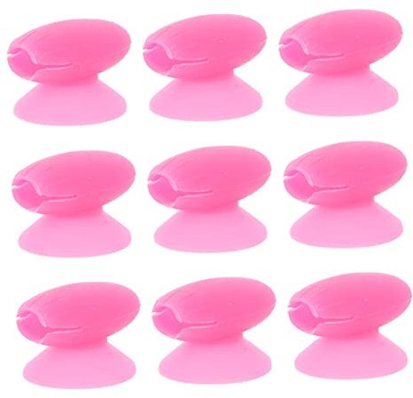 Beatifufu Lip Brush Anti-lost Cover Makeup Brush Protector 10pcs Silicone Travel Compact