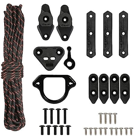 Atader Kajak Anchor Trolley Kit, Heavy Duty Anchor Trolley System für Kajak Kanu