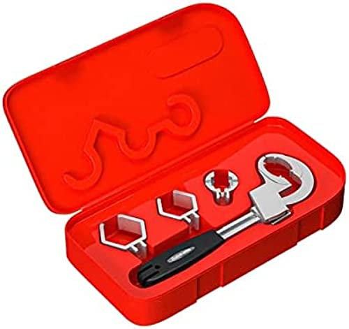 5-teiliger Universeller Verstellbarer Schraubenschlüssel, Multifunktionsschlüssel, Waschbeckenschlüssel, Badezimmerschlüssel, Sanitärwerkzeuge Für Die Demontage Und Montage Von Sanitärmaterial,Rem