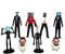 GYORI Skibidi Toilet Figures Set, 9 Pcs, Titan Speakerman TV Man Figures, Anime Miniature Figure Set