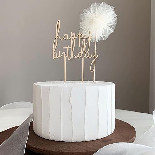 2 Stück Tortendeko Happy Birthday, Tortendeko Geburtstag, Cake Topper Geburtstag, Geburtstagskuchen Deko, Cake Topper Happy Birthday, Personalisiert Kuchendeko für Junge und Mädchen