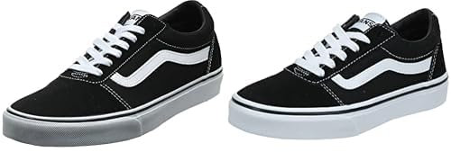 Vans Femme Ward Baskets, (Suede/Canvas) / Mixte Enfant Suede/Canvas Basket, Suede Canvas