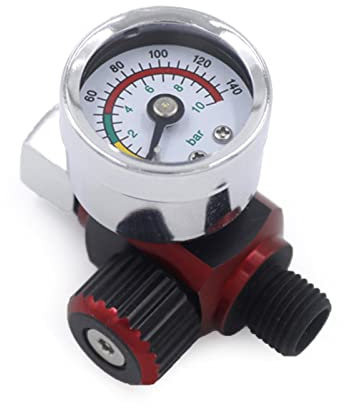 Pistola a spruzzo, regolatore di pressione dell'aria, regolatore di pressione posteriore, pistola a spruzzo di colore, regolatore di pressione dell'aria a bassa pressione per pistole per verniciatura